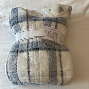 Primark Cozy Checkered PJs - Blue and White